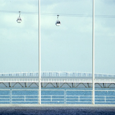 Lissabon, Expo Seilbahn und Ponte Vasco da Gama